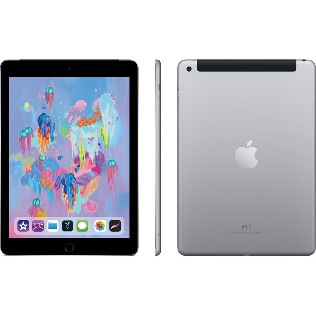 bakke slange hvordan Apple iPad 6 9.7" Tablet 32GB WiFi + 4G LTE Fully Unlocked, Space Gray –  Device Refresh