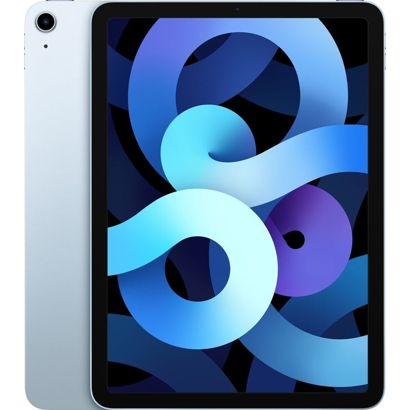 Apple iPad Air 4 10.9" Tablet 256GB WiFi & Cellular Unlocked, Sky Blue (Certified Refurbished)