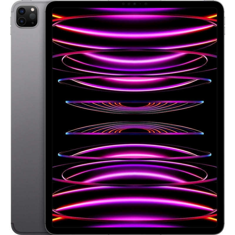 Apple iPad Pro 6th Gen 12.9" Tablet 256GB WiFi + 5G Fully Unlocked, Space Gray (Certified Refurbished)