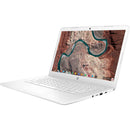 HP Chromebook 14-db0050nr 14" 4GB 32GB eMMC Celeron® N3350 1.1GHz ChromeOS, Snow White (Refurbished)