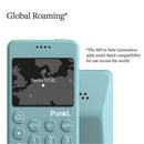 Punkt. MP02 Minimalist 4G LTE Cell Phone AT&T/T-Mobile Nano-SIM 2GB RAM 16GB Storage - Light Blue (Refurbished)