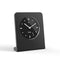 Punkt. AC02 Analog Table Clock, Alarm Function, Japanese Quartz Movement, Aluminum Body, Glass Frame