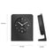 Punkt. AC02 Analog Table Clock, Alarm Function, Japanese Quartz Movement, Aluminum Body, Glass Frame