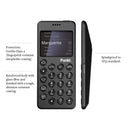 Punkt. MP02 Minimalist 4G LTE Cell Phone - AT&T/T-Mobile w/ Nano-SIM, 2GB RAM, 16GB Storage - Black (Refurbished)