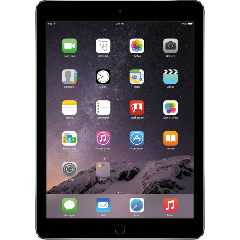 Apple iPad Air 2 9.7" 32GB WiFi, Space Gray (Certified Refurbished)