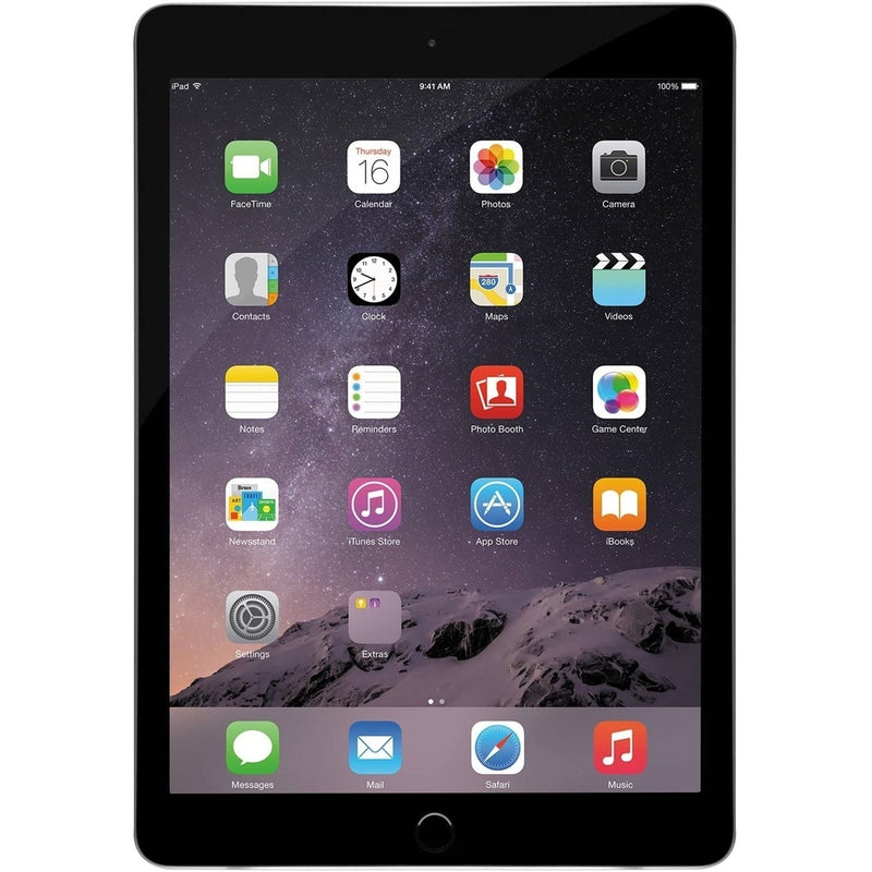 Apple iPad Air 2 MGL12LL/A 9.7" Tablet 16GB WiFi, Space Gray (Refurbished)