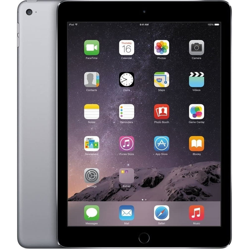 Apple iPad Air 2 9.7" Tablet 64GB WiFi, Space Gray (Refurbished)