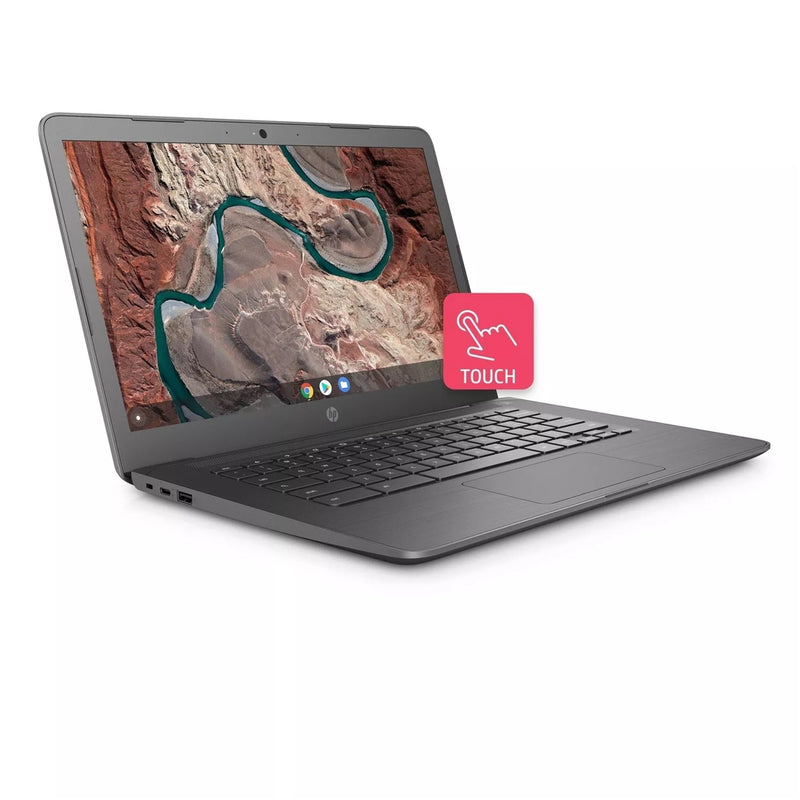 HP Chromebook 14-db0025nr 14" Touch 4GB 32GB eMMC AMD A4-9120E 1.5GHz ChromeOS, Chalkboard Gray (Refurbished)