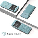 Punkt. MP02 Minimalist 4G LTE Cell Phone AT&T/T-Mobile Nano-SIM 2GB RAM 16GB Storage - Light Blue (Refurbished)