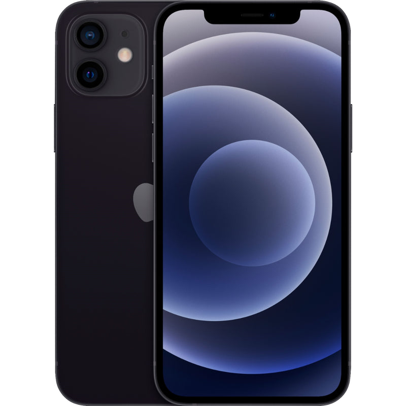 Apple iPhone 12 128GB 6.1" 5G Verizon Unlocked, Black (Refurbished)