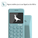 Punkt. MP02 Minimalist 4G LTE Cell Phone AT&T/T-Mobile Nano-SIM 2GB RAM 16GB Storage - Light Blue (Refurbished)