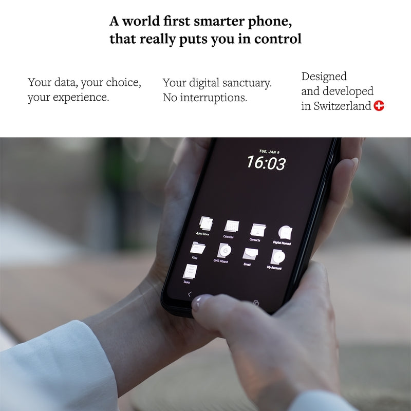 Punkt. MC02 Smartphone - Built-In VPN, 5G & 4G LTE, 6GB RAM, 128GB Storage, 4K Video, & 64MP Camera (Refurbished)