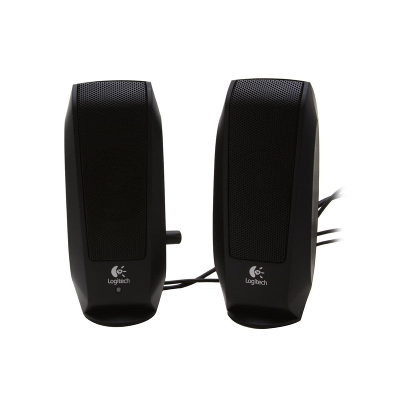 Logitech Logitech S120 2.0 Stereo Speakers S120 2.20 Watts (RMS) 2.0 Speaker System, Black