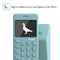 Punkt. MP02 Minimalist 4G LTE Cell Phone AT&T/T-Mobile Nano-SIM 2GB RAM 16GB Storage - Light Blue