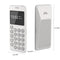 Punkt. MP02 Minimalist 4G LTE Cell Phone AT&T/T-Mobile Nano-SIM 2GB RAM 16GB Storage - Light Grey