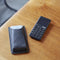 Punkt. Danny P. Black Leather Sleeve Case Hand Crafted in Czech Republic for Minimalist Mobile Phone
