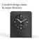 Punkt. AC02 Analog Table Clock, Alarm Function, Japanese Quartz Movement, Aluminum Body, Glass Frame