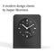 Punkt. AC02 Analog Table Clock, Alarm Function, Japanese Quartz Movement, Aluminum Body, Glass Frame