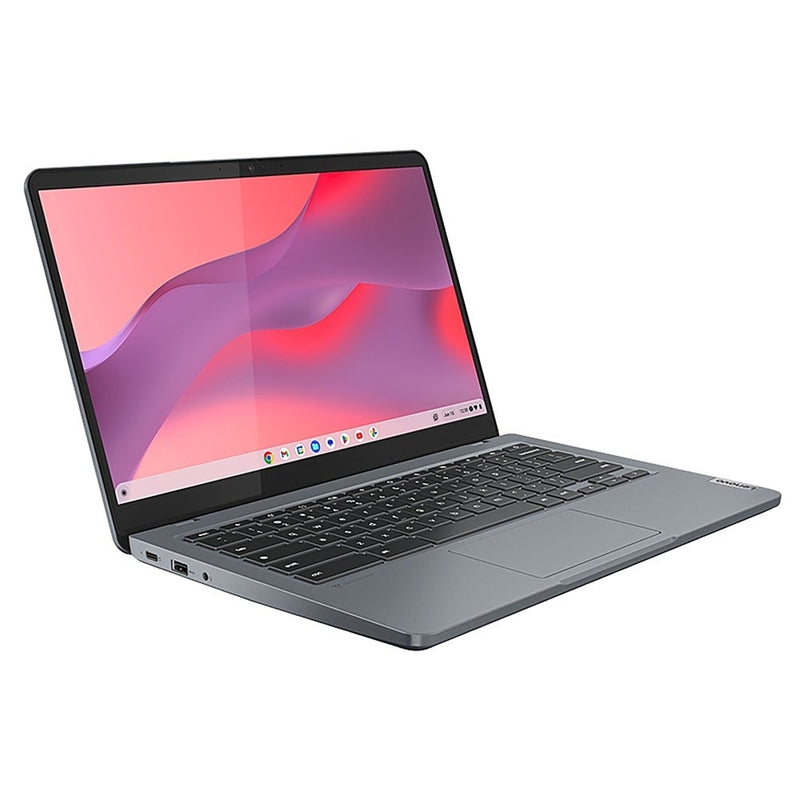 Lenovo IdeaPad 83BN001AUS 14" 8GB 128GB eMMC Core i3-N305 3.8GHz ChromeOS, Storm Grey (Certified Refurbished)