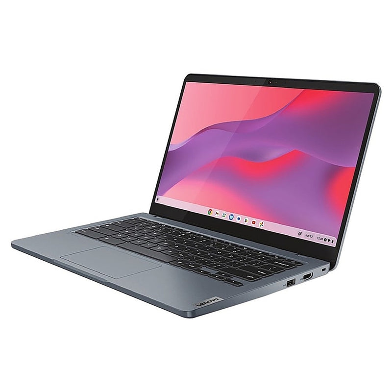 Lenovo IdeaPad 83BN001AUS 14" 8GB 128GB eMMC Core i3-N305 3.8GHz ChromeOS, Storm Grey (Certified Refurbished)