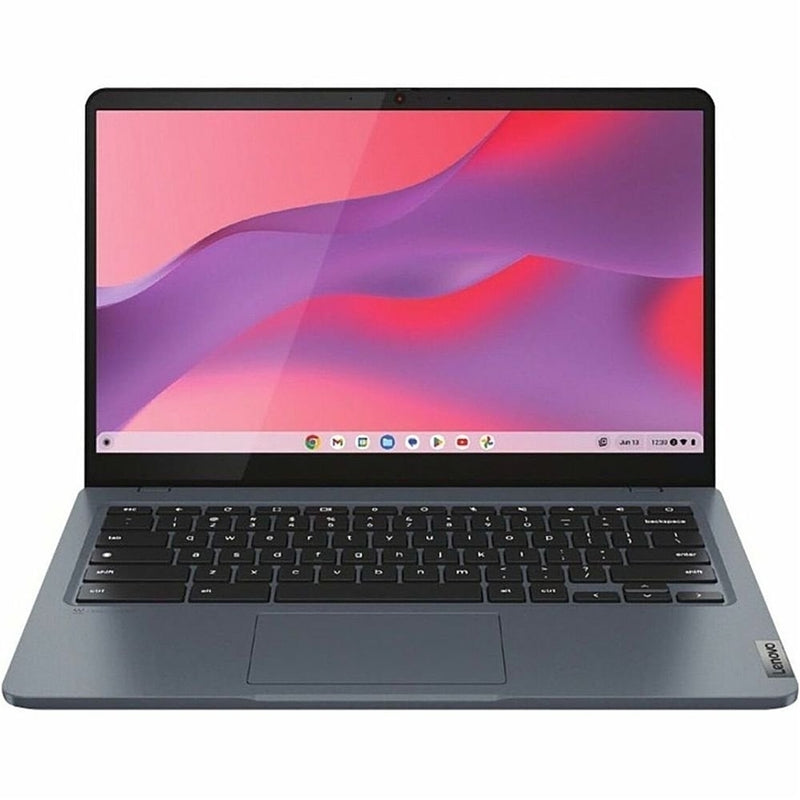Lenovo IdeaPad 83BN001AUS 14" 8GB 128GB eMMC Core i3-N305 3.8GHz ChromeOS, Storm Grey (Certified Refurbished)
