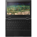 Lenovo Chromebook 500e 11.6" 2nd Gen 2in1 Touch 4GB 32GB Celeron N4120 ChromeOS, Black (Certified Refurbished)