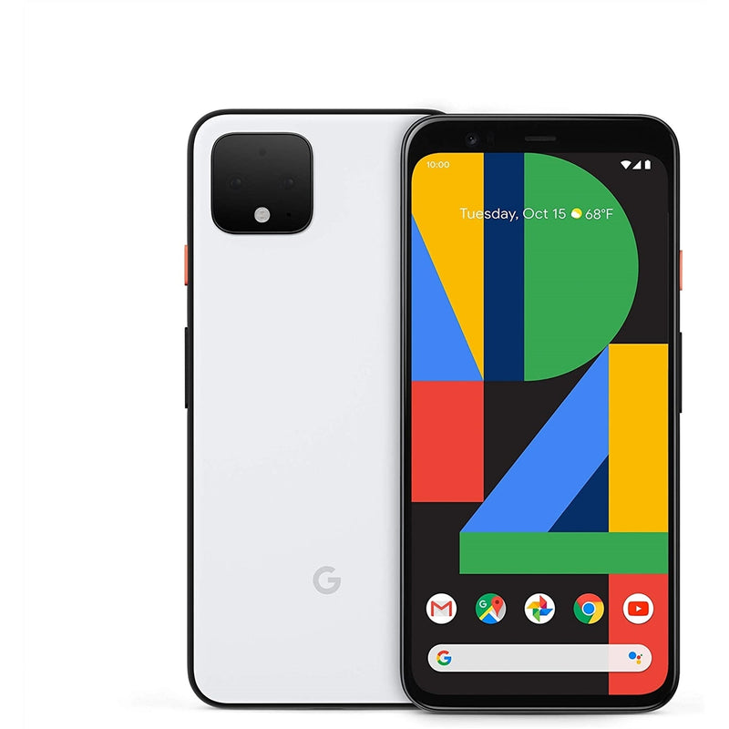 Google Pixel 4 128GB 5.7" 4G LTE Verizon Unlocked, Clearly White (Certified Refurbished)