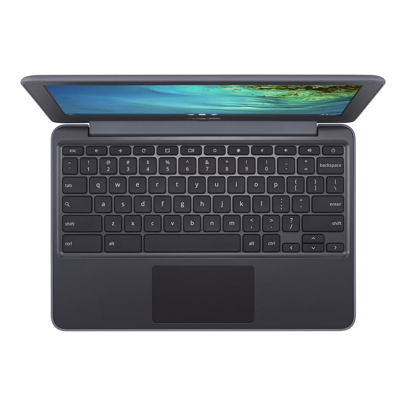 Asus Chromebook C203XA-YS02 11.6" 4GB 32GB eMMC MediaTek® MT8173C 1.7GHz ChromeOS, Dark Grey (Certified Refurbished)