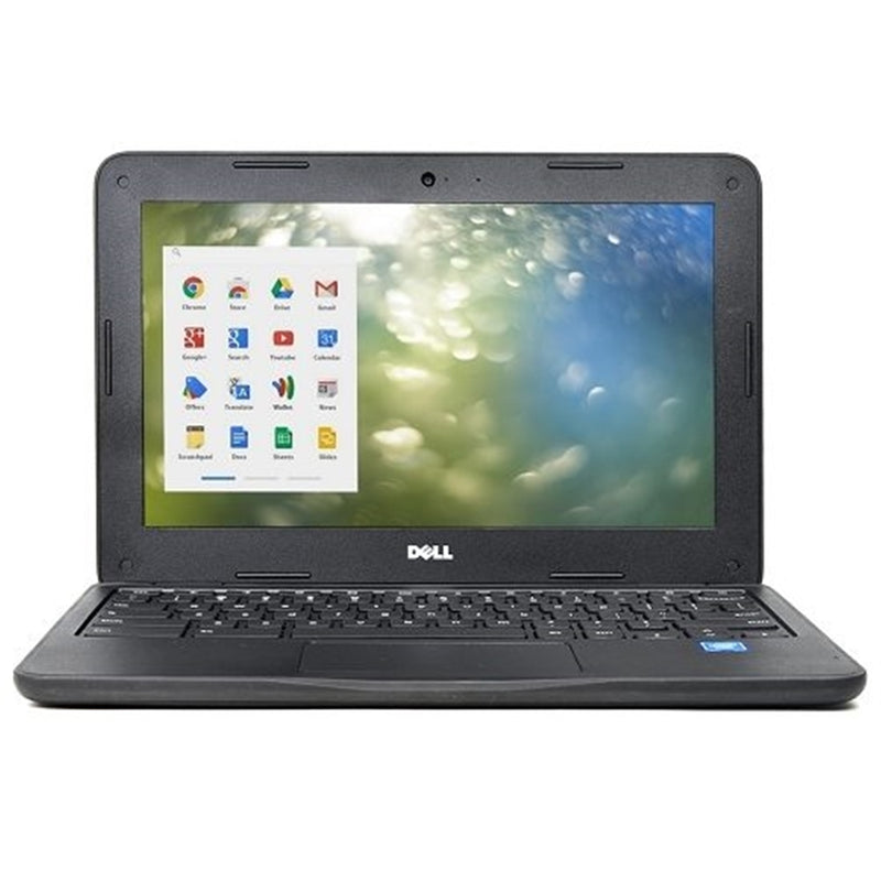 Dell Chromebook 3180 11.6" Touch 4GB 16GB eMMC Celeron® N3060 2.48GHz ChromeOS, Black (Refurbished)