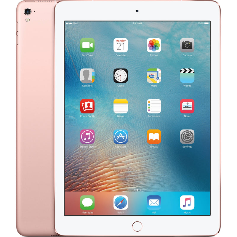 Apple iPad Pro MLYJ2LL/A 9.7" Tablet 32GB WiFi + 4G LTE Fully , Rose Gold (Refurbished)