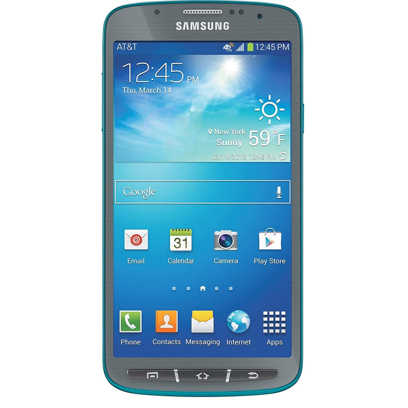 Samsung Galaxy S4 Active 16GB 5.0" 4G LTE AT&T Unlocked, Dive Blue  (Refurbished)