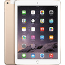 Apple iPad Air 2 9.7" Tablet 128GB WiFi + 4G LTE Fully , Gold (Certified Refurbished)