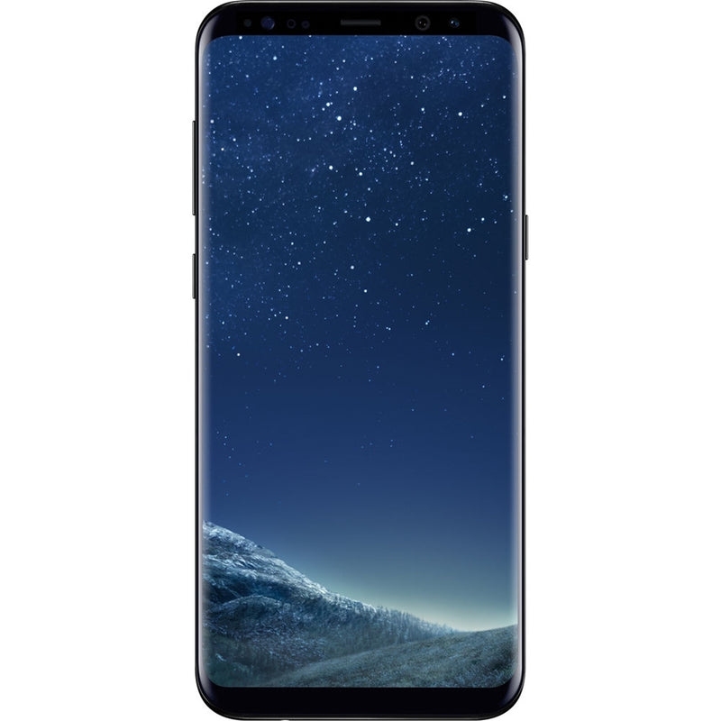 Samsung Galaxy 8 Plus 64GB 6.2" 4G LTE Verizon Unlocked, Midnight Black  (Refurbished)