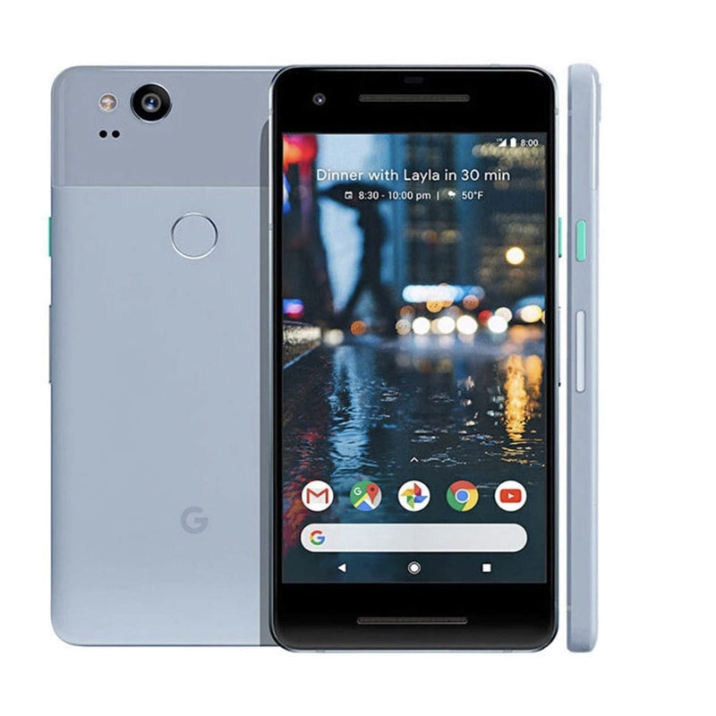 Google Pixel 2 64GB 5.0" 4G LTE Verizon Unlocked, Kinda Blue  (Certified Refurbished)