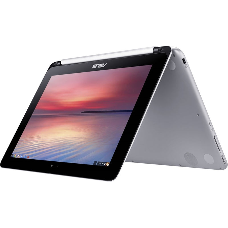 ASUS 11.6" Chromebook Laptop, Intel Celeron N2830, 2GB RAM, 16GB SSD, Chrome OS, Silver, C200MA-DS01 (Refurbished)