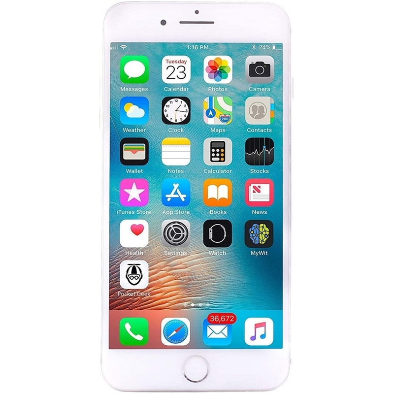 Apple iPhone 8 Plus 256GB 5.5" 4G LTE Verizon Unlocked, Silver (Refurbished)