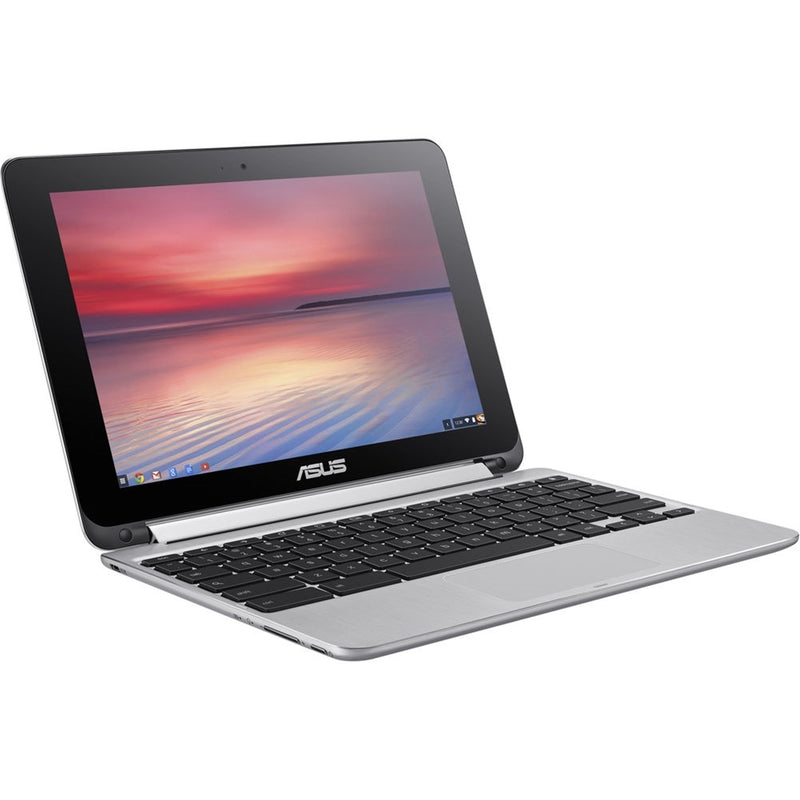 ASUS 11.6" Chromebook Laptop, Intel Celeron N2830, 2GB RAM, 16GB SSD, Chrome OS, Silver, C200MA-DS01 (Refurbished)