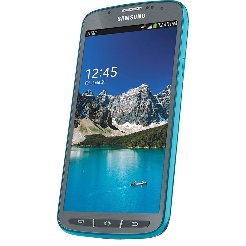 Samsung Galaxy S4 Active 16GB 5.0" 4G LTE AT&T Unlocked, Dive Blue  (Refurbished)