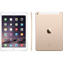 Apple iPad Air 2 9.7" Tablet 64GB WiFi + 4G LTE Fully , Gold (Refurbished)