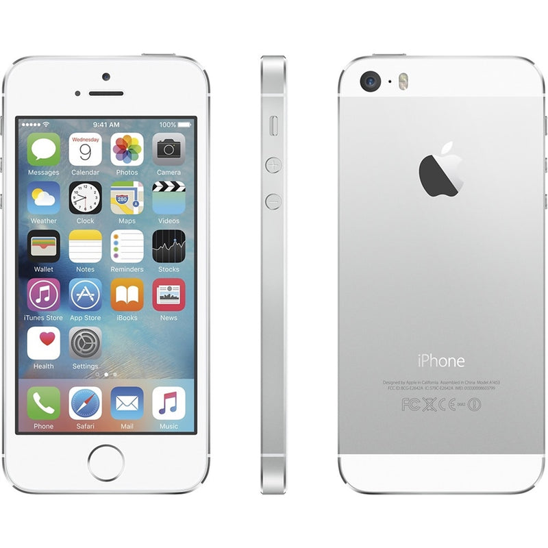 Apple iPhone 5S 16GB 4" 4G LTE Verizon Unlocked, Silver  (Refurbished)