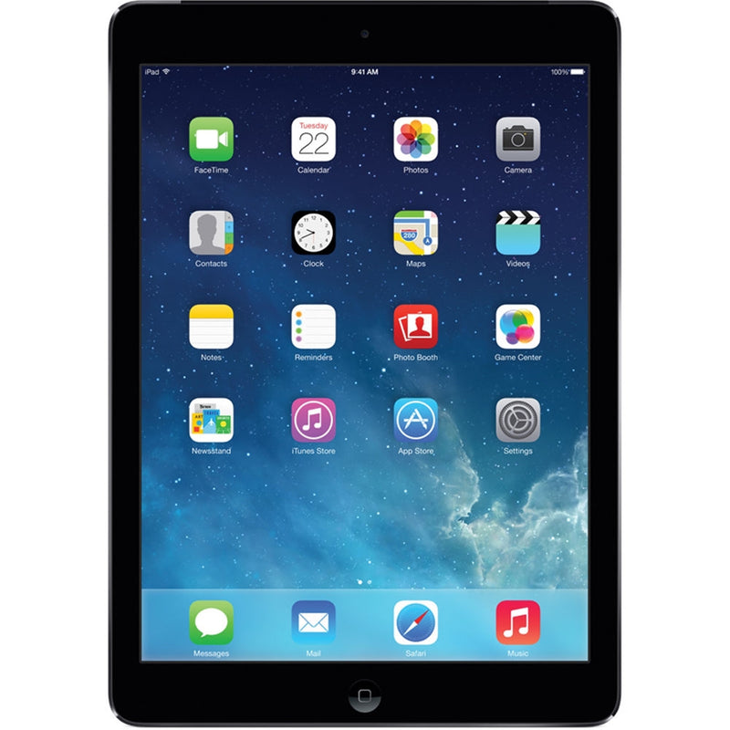 Apple iPad Air 2 9.7" Tablet 128GB WiFi, Space Gray (Certified Refurbished)