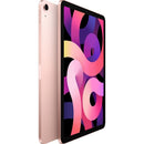 Apple iPad Air 4 MYJ02LL/A 10.9" Tablet 64GB WiFi + 4G LTE GSM Unlocked, Rose Gold (Refurbished)