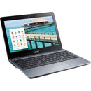 Acer Chromebook C720P-2625 11.6" Touch 4GB 16GB SSD Celeron® 2955U 1.4GHz ChromeOS, Black (Refurbished)