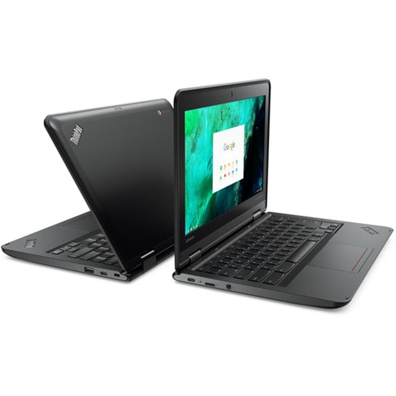 Lenovo ThinkPad 11e Chromebook 11.6" 4GB 16GB eMMC Celeron® N3160 1.6GHz ChromeOS, Black (Certified Refurbished)