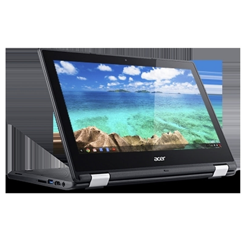 Acer Chromebook R 11 C738T-C44Z 11.6" Touch 4GB 16GB eMMC Celeron® N3150 1.6GHz ChromeOS, Black (Certified Refurbished)