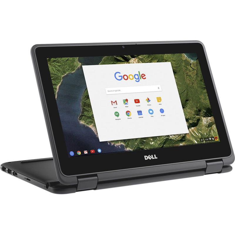 Dell Chromebook 11 3189 11.6" Touch 4GB 16GB eMMC Celeron® N3060 1.6GHz ChromeOS, Black (Certified Refurbished)
