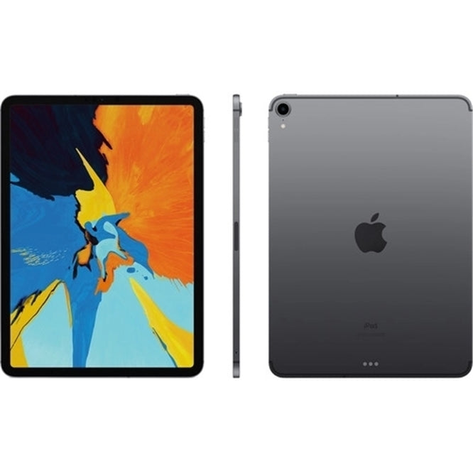 Apple iPad Pro 1st Gen 11" Tablet 512GB WiFi + 4G LTE Fully Unlocked, Space Gray (Refurbished)