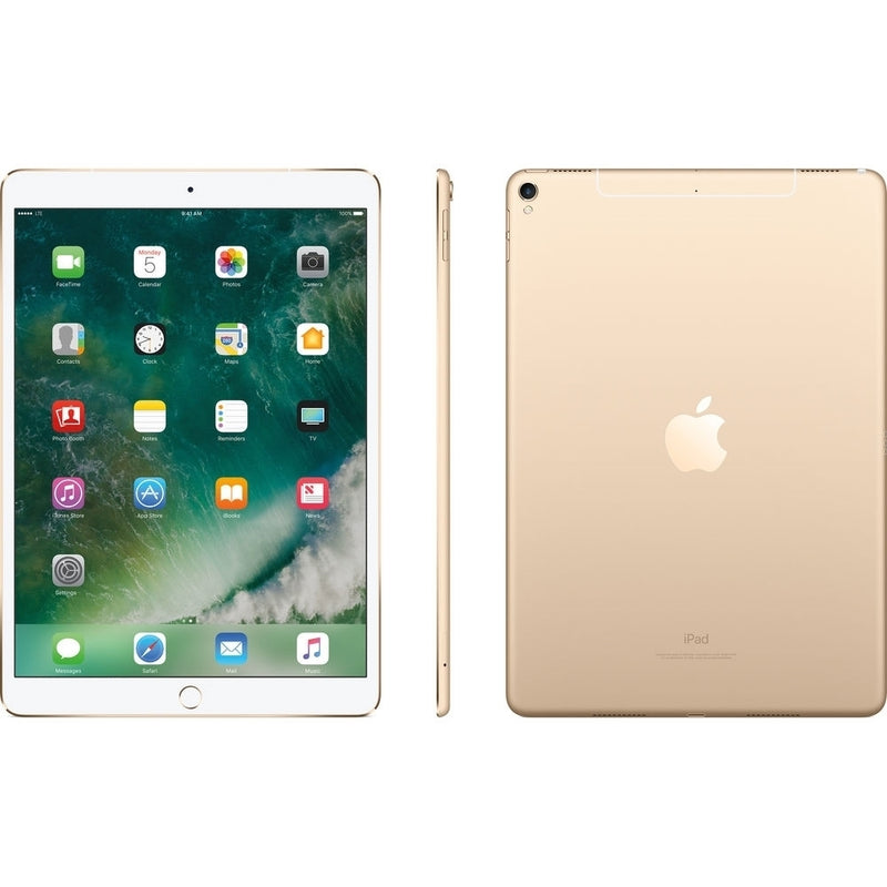 Apple iPad Pro MPHJ2LL/A 10.5" Tablet 256GB WiFi + 4G LTE Fully Unlocked, Gold (Refurbished)
