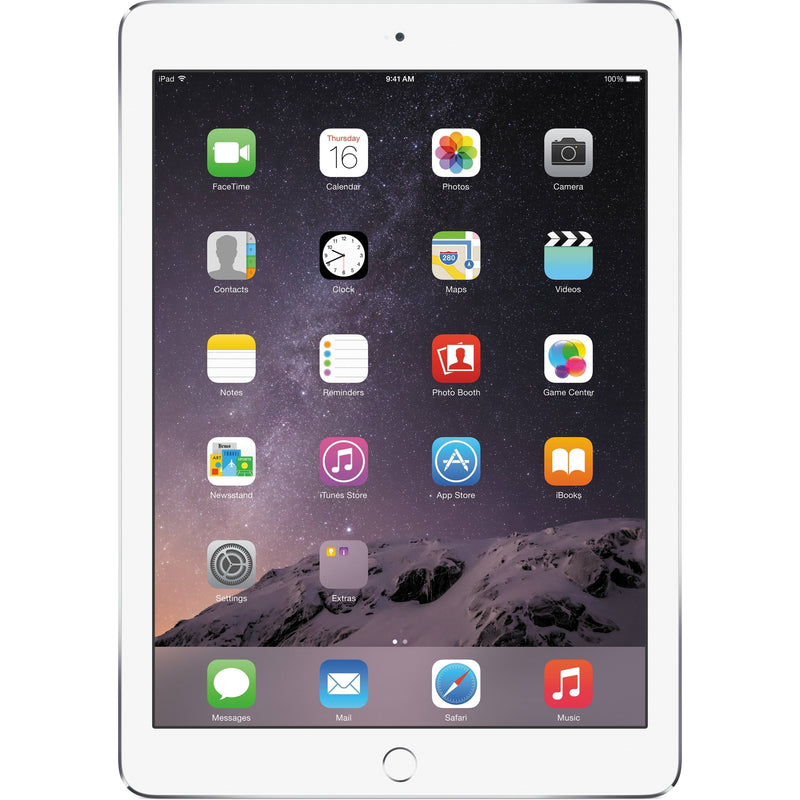 Apple iPad Air 2 9.7" Tablet 128GB WiFi, Silver (Refurbished)