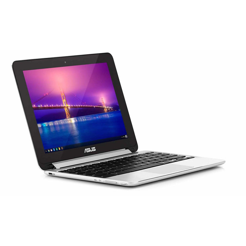 Asus Chromebook 11 C100PA 10.1" Touch 4GB 16GB eMMC Rockchip RK3026 1.8GHz ChromeOS, Silver (Certified Refurbished)
